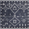 image:imageSAFAVIEH Area Rug 8x10  Adirondack Collection  Large  Navy amp Silver Moroccan Boho Tribal Design NonShedding amp Easy Cleaning Ideal for Living Room Bedroom Office Dining Space ADR208NNavySilver