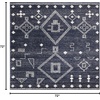 image:imageSAFAVIEH Area Rug 8x10  Adirondack Collection  Large  Navy amp Silver Moroccan Boho Tribal Design NonShedding amp Easy Cleaning Ideal for Living Room Bedroom Office Dining Space ADR208NNavySilver