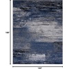 image:imageSAFAVIEH Area Rug 8x10  Adirondack Collection  Large  Silver amp Multi Modern Abstract Design NonShedding amp Easy Cleaning Ideal for Living Room Bedroom Office Dining Space ADR112GGreyBlue