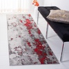 image:imageSAFAVIEH Area Rug 8x10  Adirondack Collection  Large  Turquoise amp Grey Modern Abstract Design NonShedding amp Easy Cleaning Ideal for Living Room Bedroom Office Dining Space ADR134KRedGrey