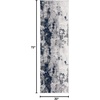 image:imageSAFAVIEH Area Rug 8x10  Adirondack Collection  Large  Turquoise amp Grey Modern Abstract Design NonShedding amp Easy Cleaning Ideal for Living Room Bedroom Office Dining Space ADR134KNavyGrey