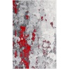 image:imageSAFAVIEH Area Rug 8x10  Adirondack Collection  Large  Turquoise amp Grey Modern Abstract Design NonShedding amp Easy Cleaning Ideal for Living Room Bedroom Office Dining Space ADR134KRedGrey