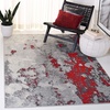 image:imageSAFAVIEH Area Rug 8x10  Adirondack Collection  Large  Turquoise amp Grey Modern Abstract Design NonShedding amp Easy Cleaning Ideal for Living Room Bedroom Office Dining Space ADR134KRedGrey