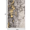 image:imageSAFAVIEH Area Rug 8x10  Adirondack Collection  Large  Turquoise amp Grey Modern Abstract Design NonShedding amp Easy Cleaning Ideal for Living Room Bedroom Office Dining Space ADR134KGreyYellow
