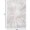 image:imageSAFAVIEH Area Rug 8x10  Amelia Collection  Large  Grey amp Blue Modern Design NonShedding amp Easy Cleaning Ideal for Living Room Bedroom Office Dining Space ALA449FGreyRust
