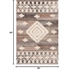 image:imageSAFAVIEH Area Rug 8x10  Aspen Collection  Large  Rust amp Ivory Handmade Wool Moroccan Boho Tribal Design Ideal for Living Room Bedroom Office Dining Space APN550PIvoryLight Brown