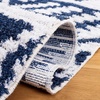 image:imageSAFAVIEH Area Rug 8x10  Augustine Collection  Large  Navy amp Ivory Cotton Moroccan Boho Tribal Fringe Design Easy Cleaning Ideal for Living Room Bedroom Office Dining Space AGT849NNavyIvory
