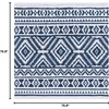 image:imageSAFAVIEH Area Rug 8x10  Augustine Collection  Large  Navy amp Ivory Cotton Moroccan Boho Tribal Fringe Design Easy Cleaning Ideal for Living Room Bedroom Office Dining Space AGT849NNavyIvory