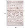 image:imageSAFAVIEH Area Rug 8x10  Augustine Collection  Large  Navy amp Ivory Cotton Moroccan Boho Tribal Fringe Design Easy Cleaning Ideal for Living Room Bedroom Office Dining Space AGT849NTaupeIvory