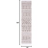 image:imageSAFAVIEH Area Rug 8x10  Augustine Collection  Large  Navy amp Ivory Cotton Moroccan Boho Tribal Fringe Design Easy Cleaning Ideal for Living Room Bedroom Office Dining Space AGT849NTaupeIvory