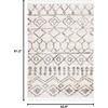 image:imageSAFAVIEH Area Rug 8x10  Berber Fringe Shag Collection  Large  Cream amp Grey Moroccan Design NonShedding amp Easy Cleaning Plush Thick Pile Ideal for Living Room Bedroom Dining Space BFG626ACreamGrey