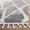 image:imageSAFAVIEH Area Rug 8x10  Berber Fringe Shag Collection  Large  Creme amp Black Moroccan Design NonShedding amp Easy Cleaning Plush Thick Pile Ideal for Living Room Bedroom Dining Space BFG628BGreyCream