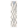 image:imageSAFAVIEH Area Rug 8x10  Berber Fringe Shag Collection  Large  Creme amp Black Moroccan Design NonShedding amp Easy Cleaning Plush Thick Pile Ideal for Living Room Bedroom Dining Space BFG628BCreamBlue