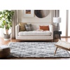 image:imageSAFAVIEH Area Rug 8x10  Berber Fringe Shag Collection  Large  Creme amp Black Moroccan Design NonShedding amp Easy Cleaning Plush Thick Pile Ideal for Living Room Bedroom Dining Space BFG628BDark GreyCream