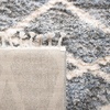 image:imageSAFAVIEH Area Rug 8x10  Berber Fringe Shag Collection  Large  Creme amp Black Moroccan Design NonShedding amp Easy Cleaning Plush Thick Pile Ideal for Living Room Bedroom Dining Space BFG628BDark GreyCream
