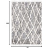 image:imageSAFAVIEH Area Rug 8x10  Berber Fringe Shag Collection  Large  Creme amp Black Moroccan Design NonShedding amp Easy Cleaning Plush Thick Pile Ideal for Living Room Bedroom Dining Space BFG628BDark GreyCream