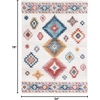image:imageSAFAVIEH Area Rug 8x10  Calista Shag Collection  Large  Ivory amp Blue NonShedding amp Easy Cleaning Ultra Plush Thick Pile Ideal for Living Room Bedroom Dining Space CAL142AIvoryBlue