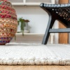 image:imageSAFAVIEH Area Rug 8x10  Casablanca Collection  Large  Ivory Handmade Boho Tassel Fringe Detail Ideal for Living Room Bedroom Dining Space CSB278AIvory