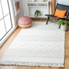 image:imageSAFAVIEH Area Rug 8x10  Casablanca Collection  Large  Ivory Handmade Boho Tassel Fringe Detail Ideal for Living Room Bedroom Dining Space CSB278AIvory