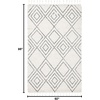 image:imageSAFAVIEH Area Rug 8x10  Casablanca Collection  Large  Ivory amp Black Handmade Wool Moroccan Boho Braided Tassel Ideal for Living Room Bedroom Dining Space CSB676ZIvoryBlack