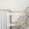 image:imageSAFAVIEH Area Rug 8x10  Casablanca Collection  Large  Ivory amp Black Handmade Wool Moroccan Boho Braided Tassel Ideal for Living Room Bedroom Dining Space CSB676ZIvoryGrey
