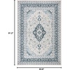 image:imageSAFAVIEH Area Rug 8x10  Casablanca Collection  Large  Ivory amp Black Handmade Wool Moroccan Boho Trellis Design Ideal for Living Room Bedroom Dining Space CSB987ACreamDark Blue