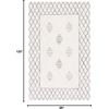 image:imageSAFAVIEH Area Rug 8x10  Casablanca Collection  Large  Ivory amp Black Handmade Wool Moroccan Boho Trellis Design Ideal for Living Room Bedroom Dining Space CSB990AIvoryBlack