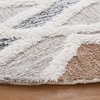 image:imageSAFAVIEH Area Rug 8x10  Casablanca Collection  Large  Ivory amp Brown Handmade Wool Moroccan Design Ideal for Living Room Bedroom Dining Space CSB975AGreyIvory