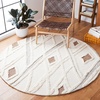 image:imageSAFAVIEH Area Rug 8x10  Casablanca Collection  Large  Ivory amp Brown Handmade Wool Moroccan Design Ideal for Living Room Bedroom Dining Space CSB975AIvoryBrown