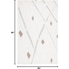 image:imageSAFAVIEH Area Rug 8x10  Casablanca Collection  Large  Ivory amp Brown Handmade Wool Moroccan Design Ideal for Living Room Bedroom Dining Space CSB975AIvoryBrown