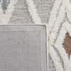 image:imageSAFAVIEH Area Rug 8x10  Casablanca Collection  Large  Ivory amp Brown Handmade Wool Moroccan Design Ideal for Living Room Bedroom Dining Space CSB975AGreyIvory