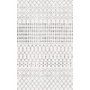 image:imageSAFAVIEH Area Rug 8x10  Classic Vintage Collection  Large  Beige amp Black Handmade Cotton Moroccan Boho Design Ideal for Living Room Bedroom Office Dining Space CLV127ABeigeBlack