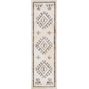image:imageSAFAVIEH Area Rug 8x10  Kilim Collection  Large  Blue amp Black Flat Weave Jute Design Ideal for Living Room Bedroom Office Dining Space KLM762MIvoryBlack