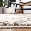 image:imageSAFAVIEH Area Rug 8x10  Kilim Collection  Large  Blue amp Black Flat Weave Jute Design Ideal for Living Room Bedroom Office Dining Space KLM762MIvoryBlack