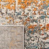 image:imageSAFAVIEH Area Rug 8x10  Madison Collection  Large  Grey amp Orange Modern Abstract Design NonShedding amp Easy Cleaning Ideal for Living Room Bedroom Office Dining Space MAD460FGreyOrange