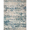 image:imageSAFAVIEH Area Rug 8x10  Madison Collection  Large  Grey amp Orange Modern Abstract Design NonShedding amp Easy Cleaning Ideal for Living Room Bedroom Office Dining Space MAD460FGreyBlue