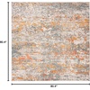 image:imageSAFAVIEH Area Rug 8x10  Madison Collection  Large  Grey amp Orange Modern Abstract Design NonShedding amp Easy Cleaning Ideal for Living Room Bedroom Office Dining Space MAD460FGreyOrange