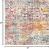 image:imageSAFAVIEH Area Rug 8x10  Madison Collection  Large  Grey amp Orange Modern Abstract Design NonShedding amp Easy Cleaning Ideal for Living Room Bedroom Office Dining Space MAD460FGreyPink