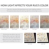 image:imageSAFAVIEH Area Rug 8x10  Madison Collection  Large  Grey amp Orange Modern Abstract Design NonShedding amp Easy Cleaning Ideal for Living Room Bedroom Office Dining Space MAD460FGreyTurquoise