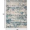 image:imageSAFAVIEH Area Rug 8x10  Madison Collection  Large  Grey amp Orange Modern Abstract Design NonShedding amp Easy Cleaning Ideal for Living Room Bedroom Office Dining Space MAD460FGreyBlue