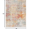 image:imageSAFAVIEH Area Rug 8x10  Madison Collection  Large  Grey amp Orange Modern Abstract Design NonShedding amp Easy Cleaning Ideal for Living Room Bedroom Office Dining Space MAD460FGreyTurquoise