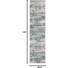 image:imageSAFAVIEH Area Rug 8x10  Madison Collection  Large  Grey amp Orange Modern Abstract Design NonShedding amp Easy Cleaning Ideal for Living Room Bedroom Office Dining Space MAD460FGreyBlue
