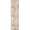 image:imageSAFAVIEH Area Rug 8x10  Madison Collection  Large  Grey amp Orange Modern Abstract Design NonShedding amp Easy Cleaning Ideal for Living Room Bedroom Office Dining Space MAD460FGreyTurquoise