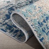 image:imageSAFAVIEH Area Rug 8x10  Madison Collection  Large  Grey amp Orange Modern Abstract Design NonShedding amp Easy Cleaning Ideal for Living Room Bedroom Office Dining Space MAD460FGreyBlue