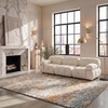 image:imageSAFAVIEH Area Rug 8x10  Madison Collection  Large  Grey amp Orange Modern Abstract Design NonShedding amp Easy Cleaning Ideal for Living Room Bedroom Office Dining Space MAD460FGreyOrange