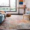 image:imageSAFAVIEH Area Rug 8x10  Madison Collection  Large  Grey amp Orange Modern Abstract Design NonShedding amp Easy Cleaning Ideal for Living Room Bedroom Office Dining Space MAD460FGreyPink
