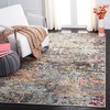 image:imageSAFAVIEH Area Rug 8x10  Madison Collection  Large  Grey amp Orange Modern Abstract Design NonShedding amp Easy Cleaning Ideal for Living Room Bedroom Office Dining Space MAD460FBlackGold