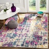 image:imageSAFAVIEH Area Rug 8x10  Madison Collection  Large  Ivory amp Blue Modern Boho Abstract Design NonShedding amp Easy Cleaning Ideal for Living Room Bedroom Office Dining Space MAD143BIvoryBlue