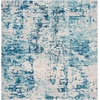 image:imageSAFAVIEH Area Rug 8x10  Madison Collection  Large  Ivory amp Turquoise Modern Abstract Design NonShedding amp Easy Cleaning Ideal for Living Room Bedroom Office Dining Space MAD471AIvoryTurquoise