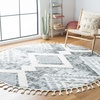 image:imageSAFAVIEH Area Rug 8x10  Moroccan Tassel Shag Collection  Large  Grey amp Ivory Boho Design NonShedding amp Easy Cleaning Plush Pile Ideal for Living Room Bedroom Dining Space MTS676FGreyIvory